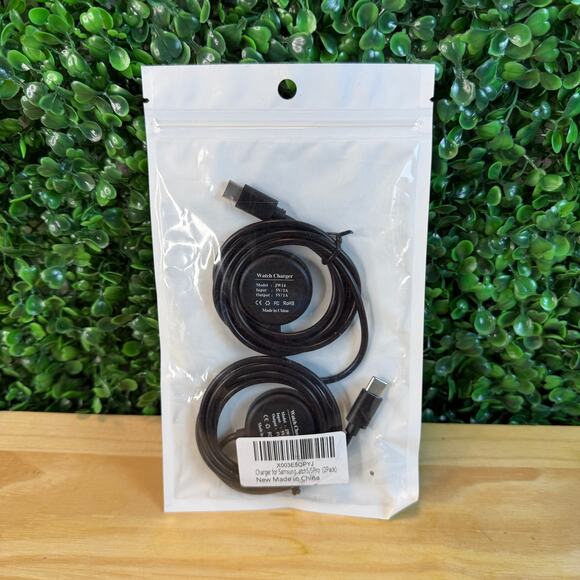 New Sealed Watch Charger 5V for Samsung 5 and 5 Pro - 2 Pack 3 Ft Ships from US - Picture 1 of 6